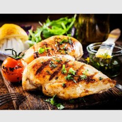 Pulpa de pollo a la parrilla