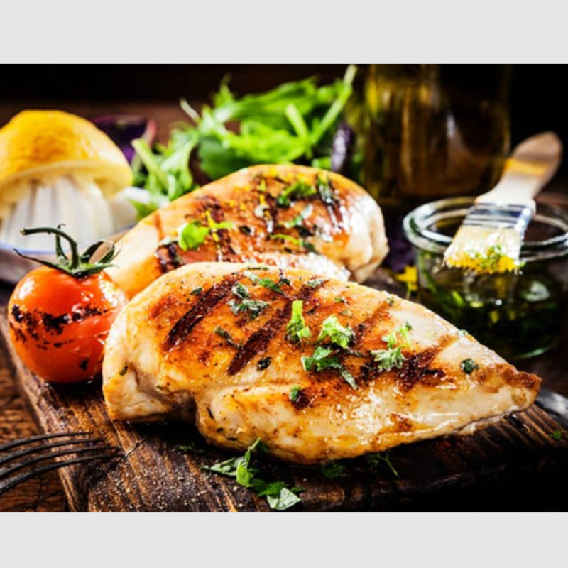 Pulpa de pollo a la parrilla